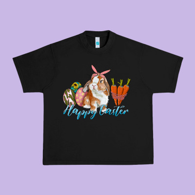 Happy Easter Bunny Carrots And Eggs Urban Heavy Tee Designed By Ranaportraitstore