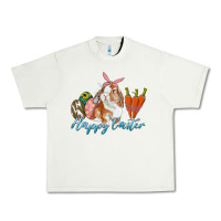 Pistachio happy easter bunny carrots and eggs Urban Heavy Tee - RanaPortraitStore