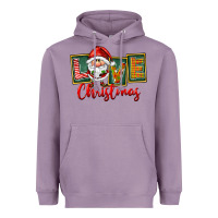 Lavender Love Christmas Gnome Santa Heavyweight Hoodie - FaDigitalArtStudio