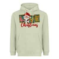 Matcha Love Christmas Gnome Santa Heavyweight Hoodie - FaDigitalArtStudio