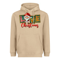 Mushroom Love Christmas Gnome Santa Heavyweight Hoodie - FaDigitalArtStudio