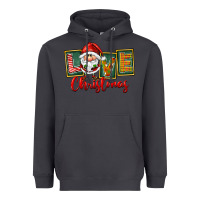 Smoke Love Christmas Gnome Santa Heavyweight Hoodie - FaDigitalArtStudio