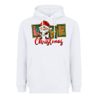 White Love Christmas Gnome Santa Heavyweight Hoodie - FaDigitalArtStudio