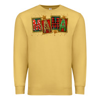 Antique Gold mama christmas Premium Sweatshirt - FaDigitalArtStudio
