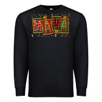 Black mama christmas Premium Sweatshirt - FaDigitalArtStudio