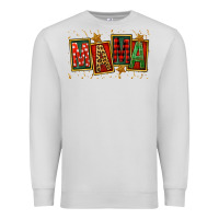 Dove Grey mama christmas Premium Sweatshirt - FaDigitalArtStudio