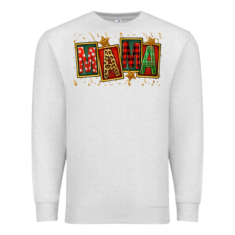 Mama Christmas Premium Sweatshirt by FaDigitalArtStudio | Teevron
