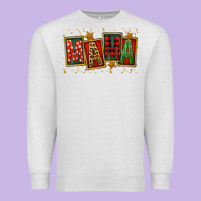 Mama Christmas Premium Sweatshirt Designed By Fadigitalartstudio