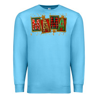 Ocean Blue mama christmas Premium Sweatshirt - FaDigitalArtStudio