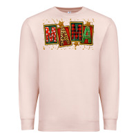 Pale Pink mama christmas Premium Sweatshirt - FaDigitalArtStudio