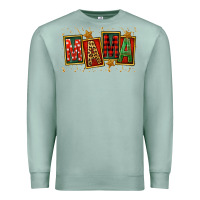 Seafoam mama christmas Premium Sweatshirt - FaDigitalArtStudio
