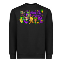 Black mardi gras party Heavyweight Sweatshirt - CowGirlArtShop