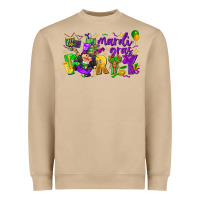 Mushroom mardi gras party Heavyweight Sweatshirt - CowGirlArtShop