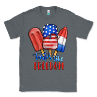Charcoal Heather tastes like freedom Classic Tee - JahusDesignShop