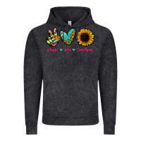 Vintage Black Peace Love Sunshine Vintage Hoodie - RanaPortraitStore