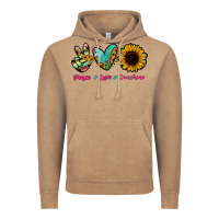 Vintage Coffee Peace Love Sunshine Vintage Hoodie - RanaPortraitStore