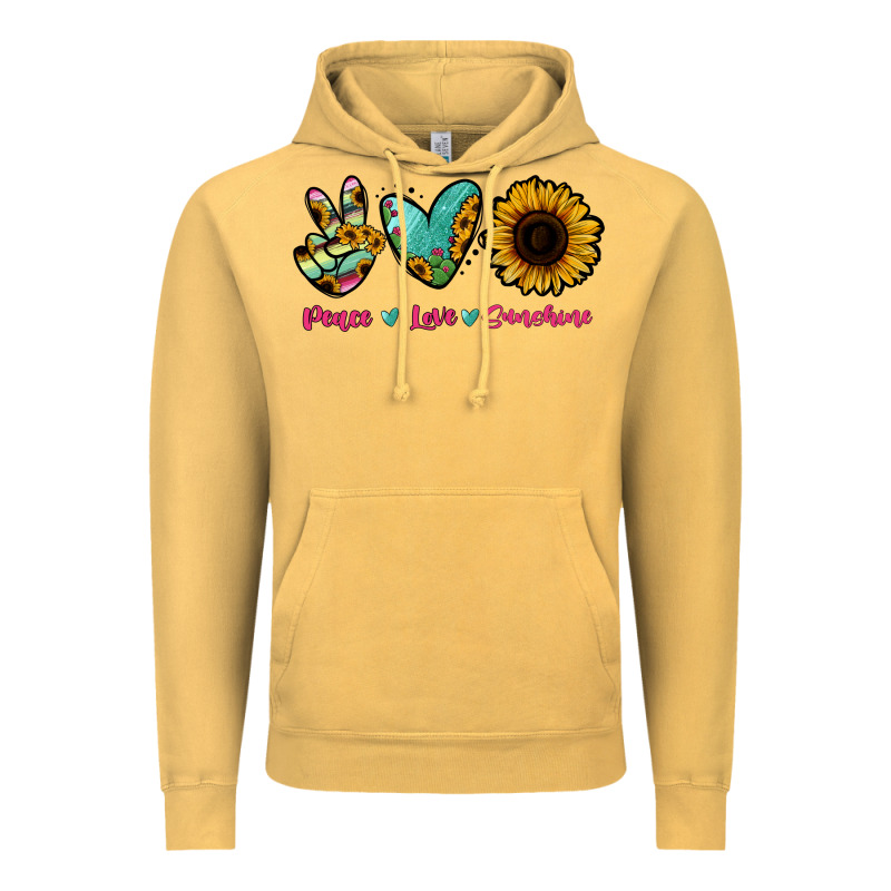Peace Love Sunshine Vintage Hoodie by RanaPortraitStore | Teevron