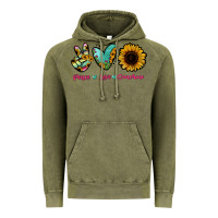 Vintage Olive Peace Love Sunshine Vintage Hoodie - RanaPortraitStore