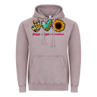 Vintage Zinc Peace Love Sunshine Vintage Hoodie - RanaPortraitStore