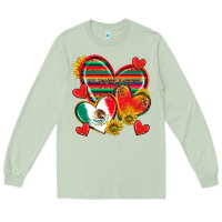 Matcha Mexican Hearts Long Sleeve Tee - texasbilliewilder