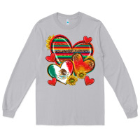 Moon Dust Mexican Hearts Long Sleeve Tee - texasbilliewilder