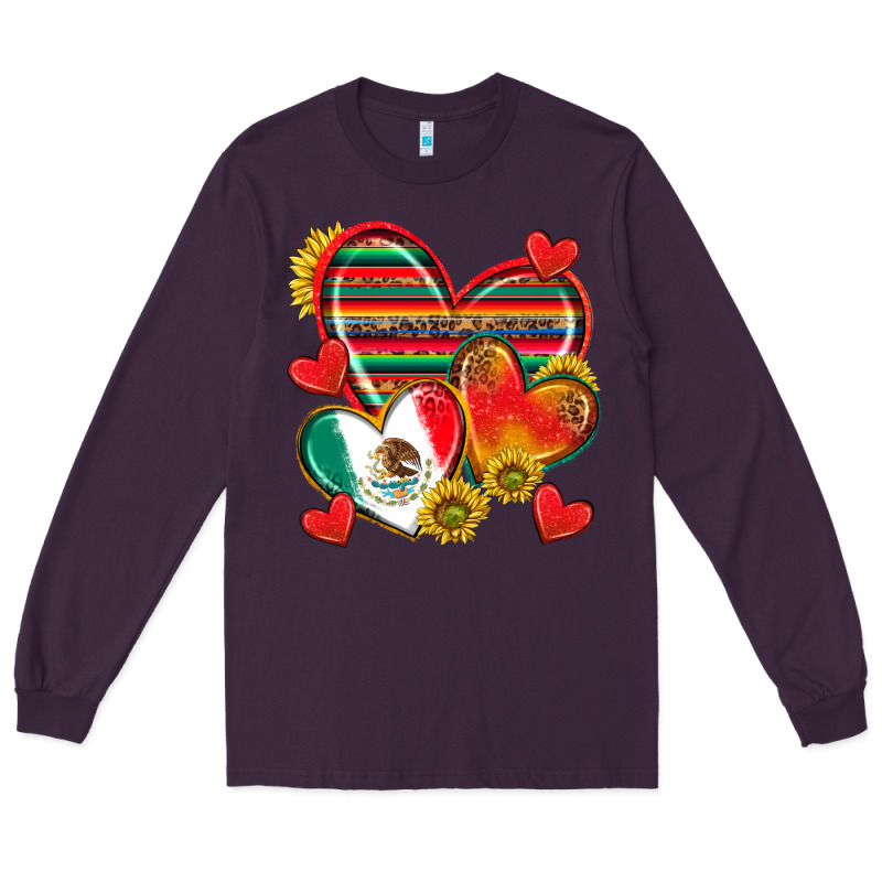 Mexican Hearts Long Sleeve Tee by texasbilliewilder | Teevron