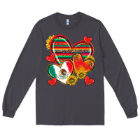 Smoke Mexican Hearts Long Sleeve Tee - texasbilliewilder