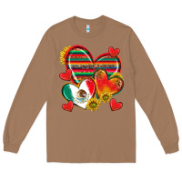 Toasted Coconut Mexican Hearts Long Sleeve Tee - texasbilliewilder