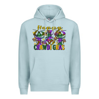 Blue Mist Happy crawdi Gras Mardi Gras crawfish Premium Hoodie - FaDigitalArtStudio