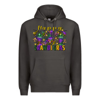 Smoke Happy crawdi Gras Mardi Gras crawfish Premium Hoodie - FaDigitalArtStudio