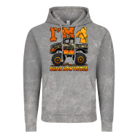 Cloud Rock i'm four this is how i roll monster truck birthday Vintage Hoodie - Jasminsmagicworld
