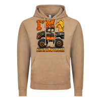 Vintage Coffee i'm four this is how i roll monster truck birthday Vintage Hoodie - Jasminsmagicworld