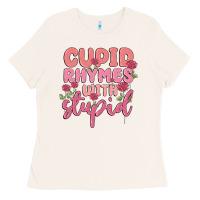 Bone cupid rhymes with stupid Ladies Tee - MaliasSmallBusiness