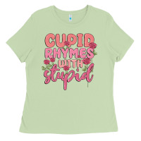 Matcha cupid rhymes with stupid Ladies Tee - MaliasSmallBusiness
