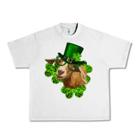 Lunar Rock st. patrick's day goat clovers and leprechaun hat Urban Heavy Tee - RanaPortraitStore