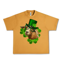 Peanut Butter st. patrick's day goat clovers and leprechaun hat Urban Heavy Tee - RanaPortraitStore