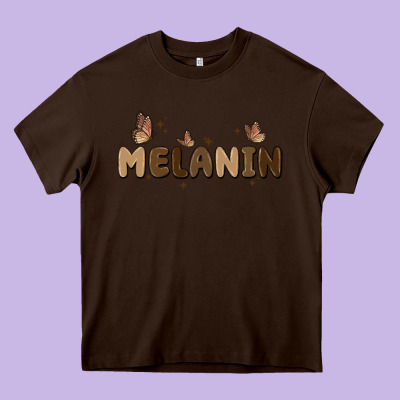 Melanin Heavy Core Tee Designed By Maliassmallbusiness