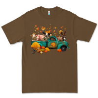 Cacao fall farm animals truck nancy Premium Tee - NancyCooperArtShop