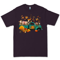Plum fall farm animals truck nancy Premium Tee - NancyCooperArtShop