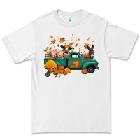 White fall farm animals truck nancy Premium Tee - NancyCooperArtShop