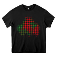 Black christmas glitter patch Heavy Core Tee - AdoDesignShop