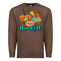 Chestnut thankful pumpkins Premium Sweatshirt - BundleAndBundleShop