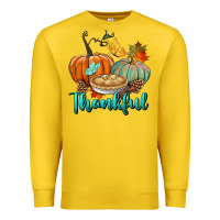 Lemon thankful pumpkins Premium Sweatshirt - BundleAndBundleShop