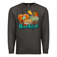 Smoke thankful pumpkins Premium Sweatshirt - BundleAndBundleShop