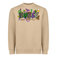 Mushroom nurse mardi gras Heavyweight Sweatshirt - CowGirlArtShop