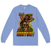 Colony Blue we are black history Long Sleeve Tee - NancyCooperArtShop