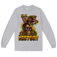 Moon Dust we are black history Long Sleeve Tee - NancyCooperArtShop