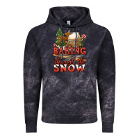 Cloud Black baking through the snow Vintage Hoodie - Jasminsmagicworld