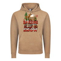 Vintage Coffee baking through the snow Vintage Hoodie - Jasminsmagicworld