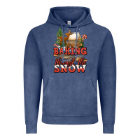 Vintage Denim baking through the snow Vintage Hoodie - Jasminsmagicworld